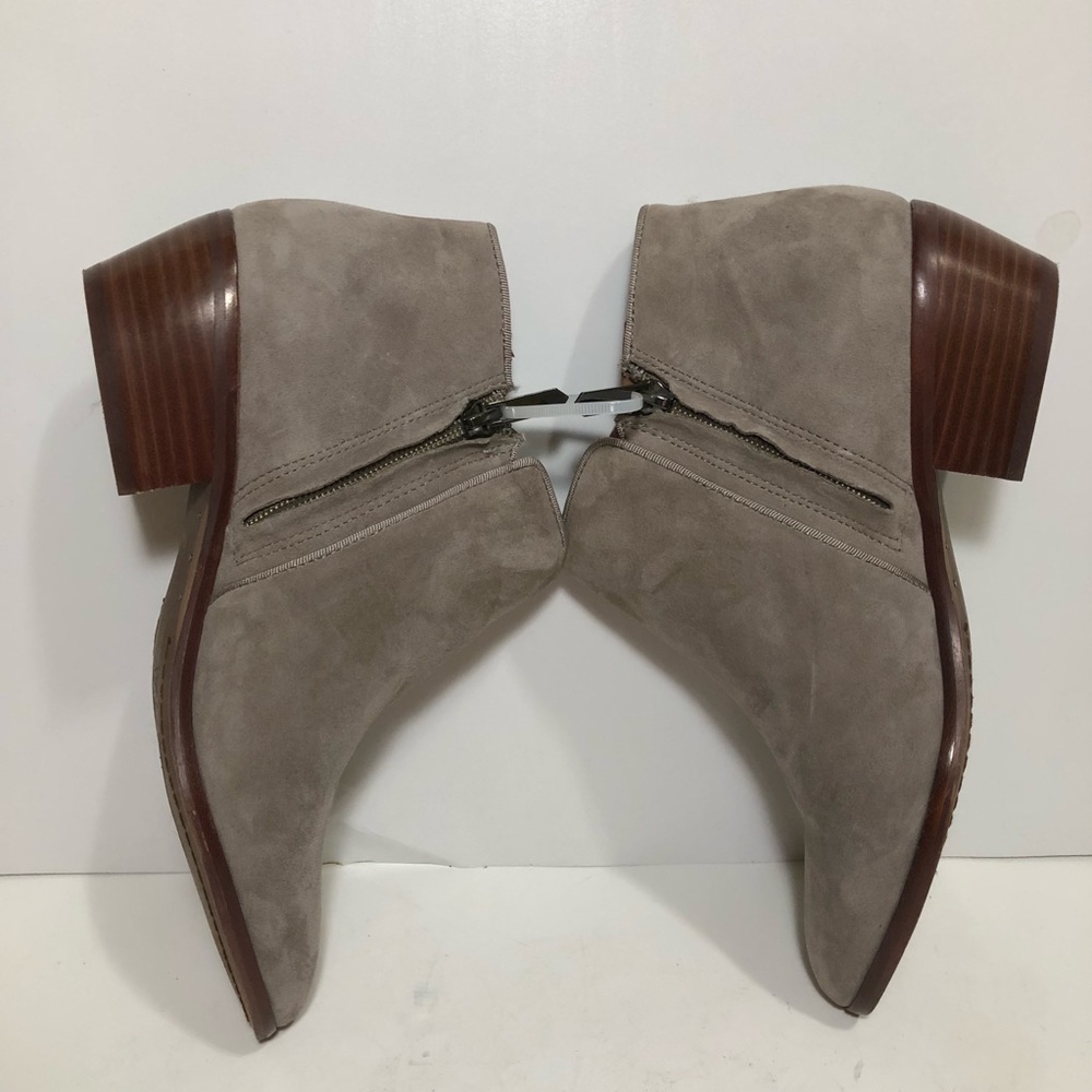 Sam Edelman gray suede ankle boots size 7.5 W - Picture 4 of 8